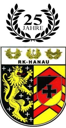Wappen der Reservistenkameradschaft mit 25 Lorberkranz